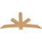 Ekena Millwork Alberta Smooth Timber Gable Bracket, Western Red Cedar, 60"W x 35"H x 1 1/2"D x 5 1/2"F, 14/12 Pitch GBW060X35X0206ALB00SWR - alternate 2